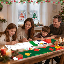 Cargar imagen en el visor de la galería, Pintar por Números Decoraciones de Puerta - Muñeco de Nieve Sonriente