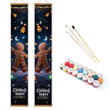 Cargar imagen en el visor de la galería, Pintar por Números Decoración de Puerta - Diversión de Pan de Jengibre