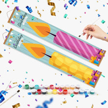Cargar imagen en el visor de la galería, Pintar por Números Decoraciones de Puerta - Guirnalda de Cumpleaños 1