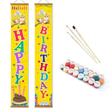Cargar imagen en el visor de la galería, Pintar por Números Decoraciones de Puerta - Banderitas Alegres