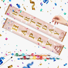 Cargar imagen en el visor de la galería, Pintar por Números Decoraciones de Puerta - Guirnalda de Confeti