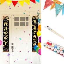 Cargar imagen en el visor de la galería, Pintar por Números Decoraciones de Puerta - Banderas de Fiesta Figured'Art