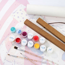 Cargar imagen en el visor de la galería, Pintar por Números Decoraciones de Puerta - Guirnalda Estrellada