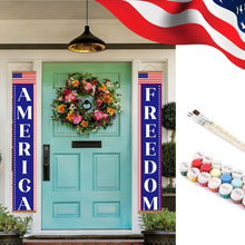 Cargar imagen en el visor de la galería, Pintar por Números Decoraciones de Puerta - Banderines Yankee Figured'Art