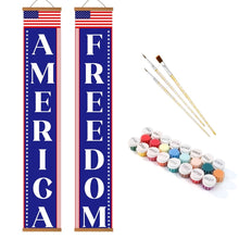 Cargar imagen en el visor de la galería, Pintar por Números Decoraciones de Puerta - Banderines Yankee