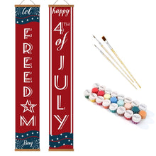 Cargar imagen en el visor de la galería, Pintar por Números Decoraciones de Puerta - Guirnalda Patriótica