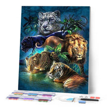Cargar imagen en el visor de la galería, Punto De Cruz Diamante - Punto De Cruz Diamante - Los Animales De La Selva - Figuredart - Mascotas Punto De Cruz Diamante Animales