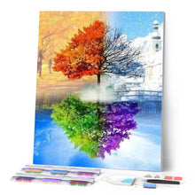 Cargar imagen en el visor de la galería, Punto De Cruz Diamante - Punto De Cruz Diamante - Las 4 Estaciones - Figuredart - Paisajes Punto De Cruz Diamante Paisajes