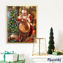 Cargar imagen en el visor de la galería, Punto De Cruz Diamante - Punto De Cruz Diamante - Santa Claus - Figuredart - Navidad Punto De Cruz Diamante Religión