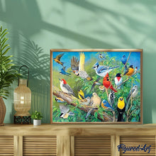 Cargar imagen en el visor de la galería, Punto De Cruz Diamante - Punto De Cruz Diamante - Tropical De Las Aves - Figuredart - Mascotas Punto De Cruz Diamante Animales Pájaros