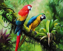 Cargar imagen en el visor de la galería, Punto De Cruz Diamante - Punto De Cruz Diamante - Los Loros - Figuredart - Loros Mascotas Punto De Cruz Diamante Animales Pájaros