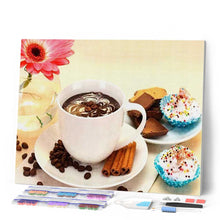 Cargar imagen en el visor de la galería, Punto De Cruz Diamante - Punto De Cruz Diamante - Mi Niñez Café - Figuredart - Cocina Punto De Cruz Diamante Cocina