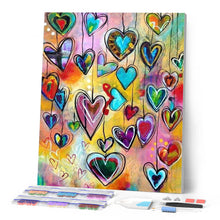 Cargar imagen en el visor de la galería, Punto De Cruz Diamante - Punto De Cruz Diamante - Corazones - Figuredart - Punto De Cruz Diamante Romanticismo Romántico
