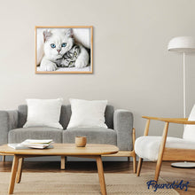 Cargar imagen en el visor de la galería, Punto De Cruz Diamante - Punto De Cruz Diamante - Amigos Gatos - Figuredart - Gatos Mascotas Punto De Cruz Diamante Animales