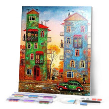 Cargar imagen en el visor de la galería, Punto De Cruz Diamante - Punto De Cruz Diamante - Vecinos Apartamentos - Figuredart - Ciudad Punto De Cruz Diamante Ciudades