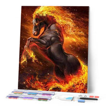 Cargar imagen en el visor de la galería, Punto De Cruz Diamante - Punto De Cruz Diamante - Caballo De Fuego - Figuredart - Caballos Mascotas Punto De Cruz Diamante Animales
