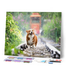 Cargar imagen en el visor de la galería, Diamond Painting - Perra de ferrocarril