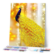 Cargar imagen en el visor de la galería, Punto De Cruz Diamante - Punto De Cruz Diamante - Pavo Real Brillante - Figuredart - Mascotas Pavos Reales Punto De Cruz Diamante Animales