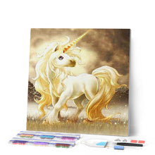 Cargar imagen en el visor de la galería, Punto De Cruz Diamante - Punto De Cruz Diamante - Unicornio Blanco - Figuredart - Mascotas Punto De Cruz Diamante Animales Unicornios