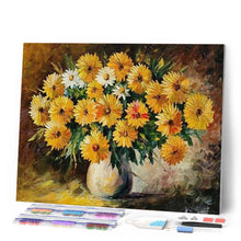 Cargar imagen en el visor de la galería, Punto De Cruz Diamante - Punto De Cruz Diamante - Ramo De Flores Amarillas - Figuredart - Flores Punto De Cruz Diamante Flores