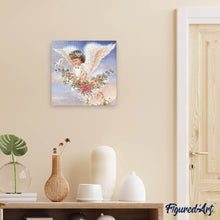 Cargar imagen en el visor de la galería, Punto De Cruz Diamante - Punto De Cruz Diamante - Poco Ángel - Figuredart - Punto De Cruz Diamante Religión