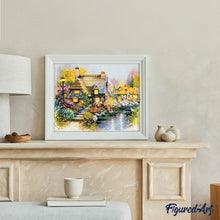 Cargar imagen en el visor de la galería, Diamond Painting - Casa al borde del río
