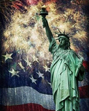 Cargar imagen en el visor de la galería, Punto De Cruz Diamante - Punto De Cruz Diamante - Estatua De La Libertad - Figuredart - Ciudad Punto De Cruz Diamante Ciudades