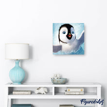 Cargar imagen en el visor de la galería, Punto De Cruz Diamante - Punto De Cruz Diamante - Pingüino Del Bebé - Figuredart - Mascotas Punto De Cruz Diamante Animales