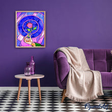 Cargar imagen en el visor de la galería, Punto De Cruz Diamante - Punto De Cruz Diamante - Rosa Del Vitral - Figuredart - Flores Punto De Cruz Diamante Flores