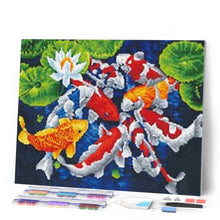 Cargar imagen en el visor de la galería, Diamond Painting - Carpas japonesas Koi