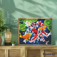 Cargar imagen en el visor de la galería, Diamond Painting - Carpas japonesas Koi