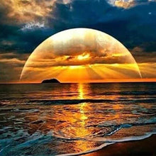 Cargar imagen en el visor de la galería, Punto De Cruz Diamante - Punto De Cruz Diamante - Punto De Cruz Diamante Puesta Del Sol - Figuredart - Paisajes Punto De Cruz Diamante