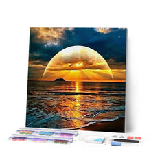 Cargar imagen en el visor de la galería, Punto De Cruz Diamante - Punto De Cruz Diamante - Punto De Cruz Diamante Puesta Del Sol - Figuredart - Paisajes Punto De Cruz Diamante