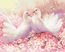 Cargar imagen en el visor de la galería, Diamond Painting - Pareja de palomas