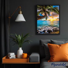 Cargar imagen en el visor de la galería, Diamond Painting - Paraíso al borde del mar