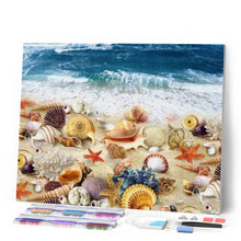 Cargar imagen en el visor de la galería, Punto De Cruz Diamante - Punto De Cruz Diamante - Playa Y Mariscos - Figuredart - Mascotas Paisajes Punto De Cruz Diamante Animales Punto De