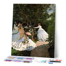 Cargar imagen en el visor de la galería, Punto De Cruz Diamante - Punto De Cruz Diamante - Pic Nic En El Parque - Figuredart - Punto De Cruz Diamante Romanticismo Romántico