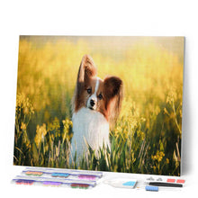 Cargar imagen en el visor de la galería, Diamond Painting - Pequeño perro en un campo