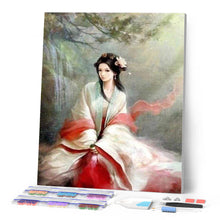 Cargar imagen en el visor de la galería, Punto De Cruz Diamante - Punto De Cruz Diamante - Princesa China - Figuredart - Punto De Cruz Diamante Romanticismo Romántico