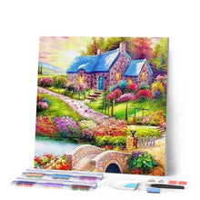 Cargar imagen en el visor de la galería, Punto De Cruz Diamante - Punto De Cruz Diamante - Casa De Campo Colorido - Figuredart - Paisajes Punto De Cruz Diamante Paisajes