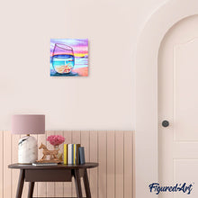 Cargar imagen en el visor de la galería, Punto De Cruz Diamante - Punto De Cruz Diamante - Vaso De Agua Y Estrellas De Mar - Figuredart - Mascotas Paisajes Punto De Cruz Diamante