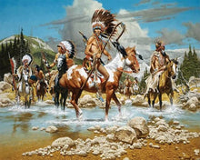 Cargar imagen en el visor de la galería, Punto De Cruz Diamante - Punto De Cruz Diamante - Ejército De La India - Figuredart - Mascotas Punto De Cruz Diamante Animales