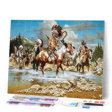 Cargar imagen en el visor de la galería, Punto De Cruz Diamante - Punto De Cruz Diamante - Ejército De La India - Figuredart - Mascotas Punto De Cruz Diamante Animales