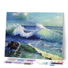 Cargar imagen en el visor de la galería, Punto De Cruz Diamante - Punto De Cruz Diamante - Océano Desencadenó - Figuredart - Paisajes Punto De Cruz Diamante Paisajes
