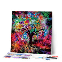Cargar imagen en el visor de la galería, Punto De Cruz Diamante - Punto De Cruz Diamante - Árbol Multicolor - Figuredart - Paisajes Punto De Cruz Diamante Paisajes Árboles