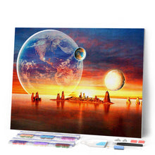 Cargar imagen en el visor de la galería, Diamond Painting - La tierra vista desde lejos
