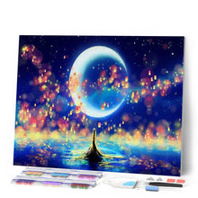 Cargar imagen en el visor de la galería, Diamond Painting - Reflexiones de luna y magia