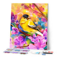 Cargar imagen en el visor de la galería, Punto De Cruz Diamante - Punto De Cruz Diamante - Pájaro Y Flores - Figuredart - Flores Mascotas Punto De Cruz Diamante Animales Punto De