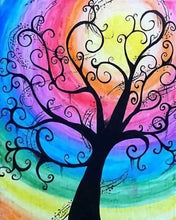 Cargar imagen en el visor de la galería, Diamond Painting - Árbol y Gradientes de Color