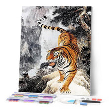 Cargar imagen en el visor de la galería, Diamond Painting - Tigre acercándose